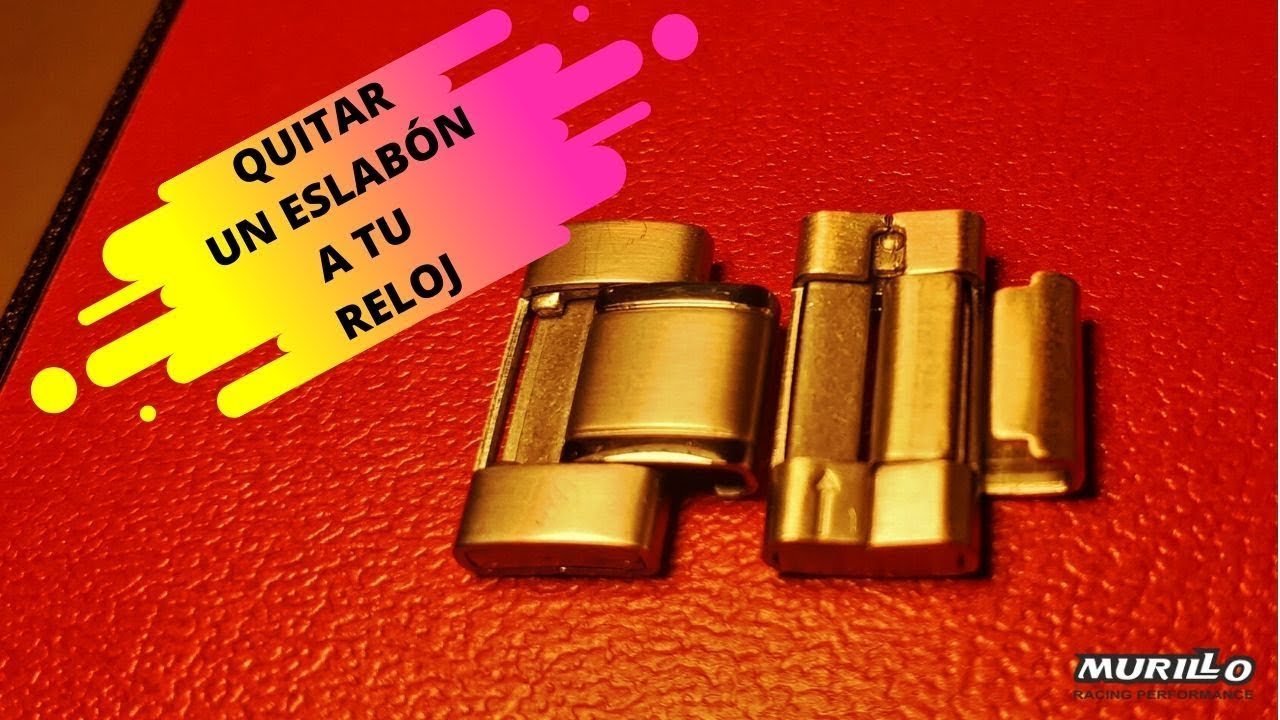 Cómo quitar un eslabón a tu reloj de forma fácil    How to remove a link to your watch easily  1