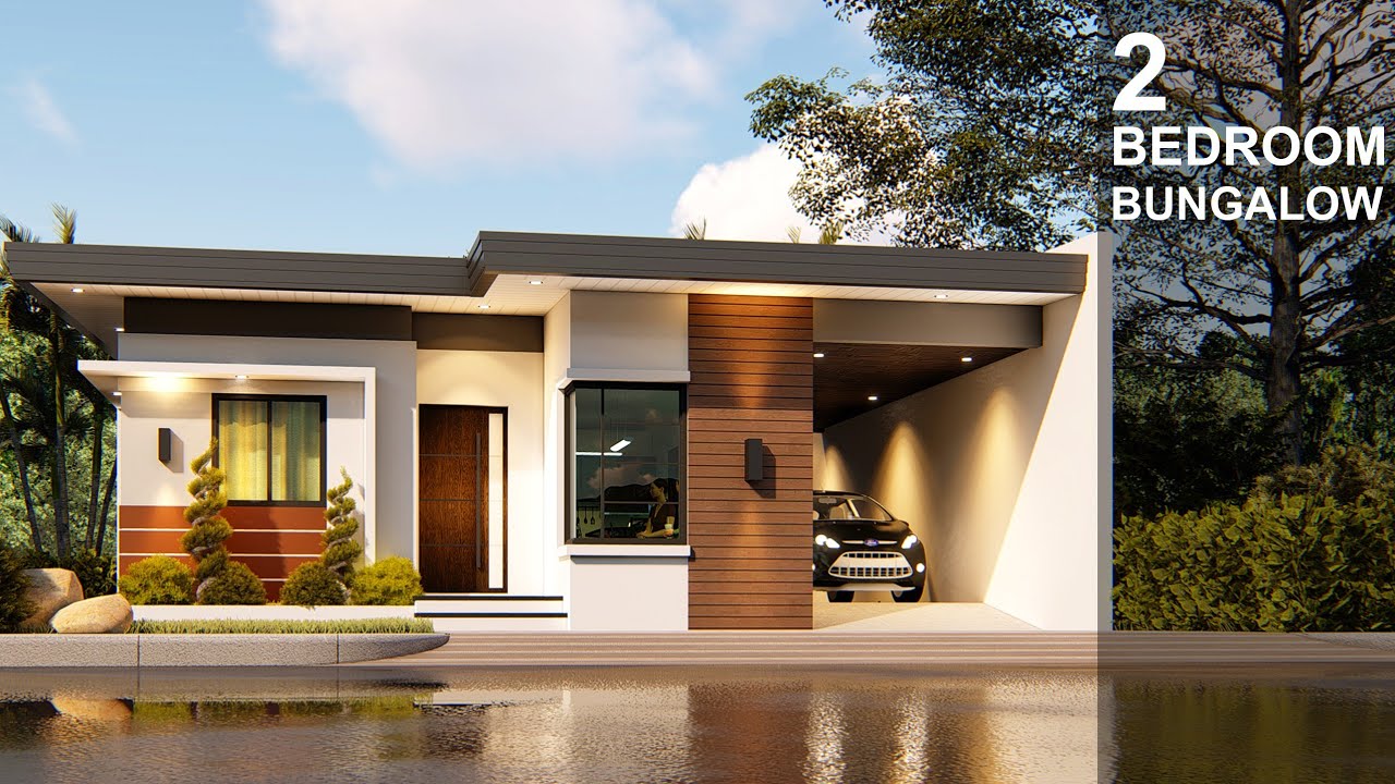 Modern Minimalist House Design | 2 Bedroom | 60 SQM. | Design Ideas