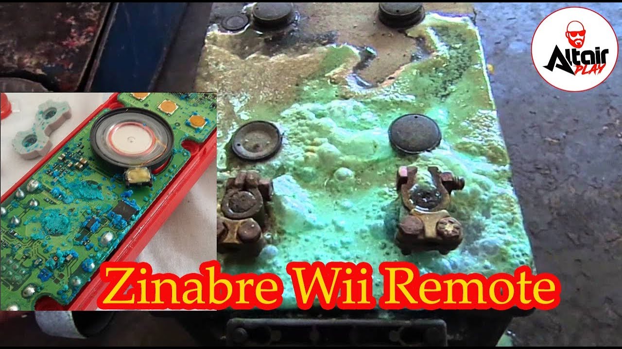 RESTAURANDO CONTROLE NINTENDO WII COM ZINABRE