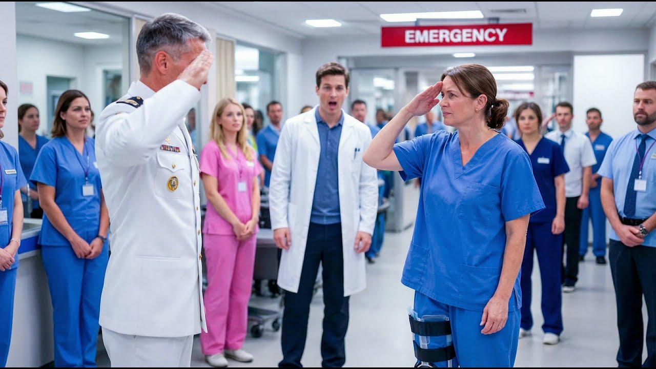 They Mocked the Limping Nurse — Then a SEAL Captain Saluted Her in Front of Everyone