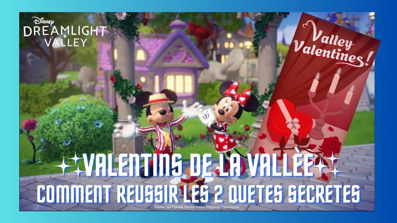 GUIDE POUR LES 2 QUÊTES SECRÈTES DE L’EVENT VALENTINS DE LA VALLÉE ✨❤️🌹