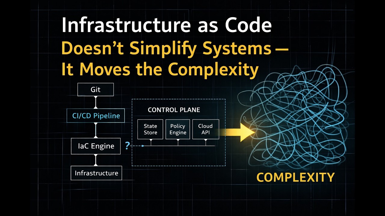 Infrastructure as Code Doesn’t Simplify Systems — It Moves the Complexity
