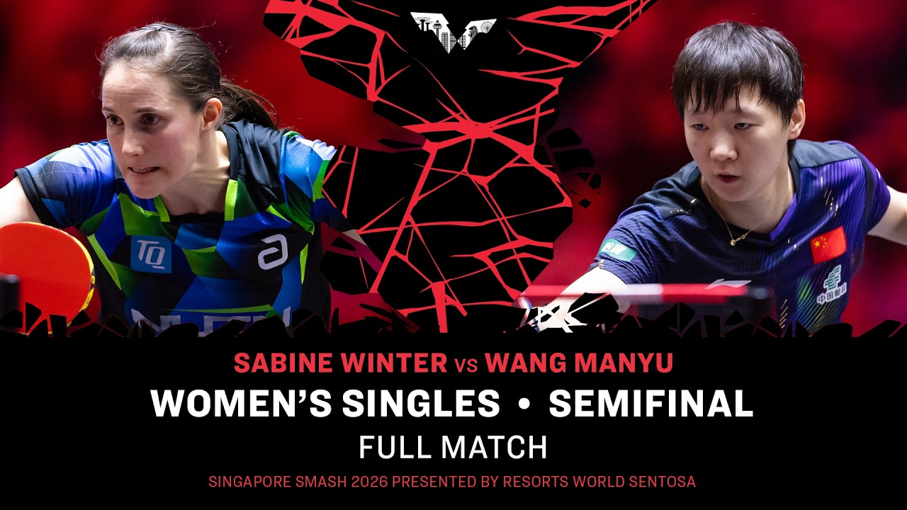 FULL MATCH | Sabine Winter vs Wang Manyu | WS SF | #WTTSingapore2026