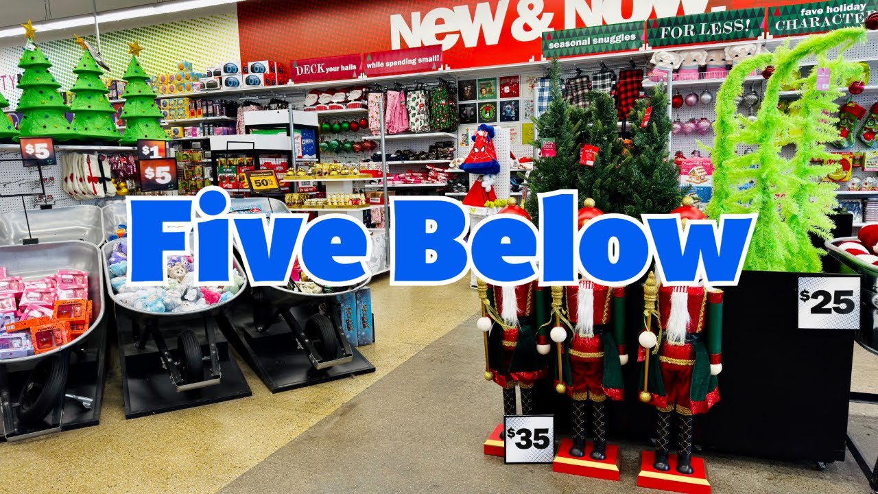 НОВЫЕ находки Five Below к Рождеству 2025 года НА ЭТОЙ НЕДЕЛЕ! 🎄 Вы не поверите!