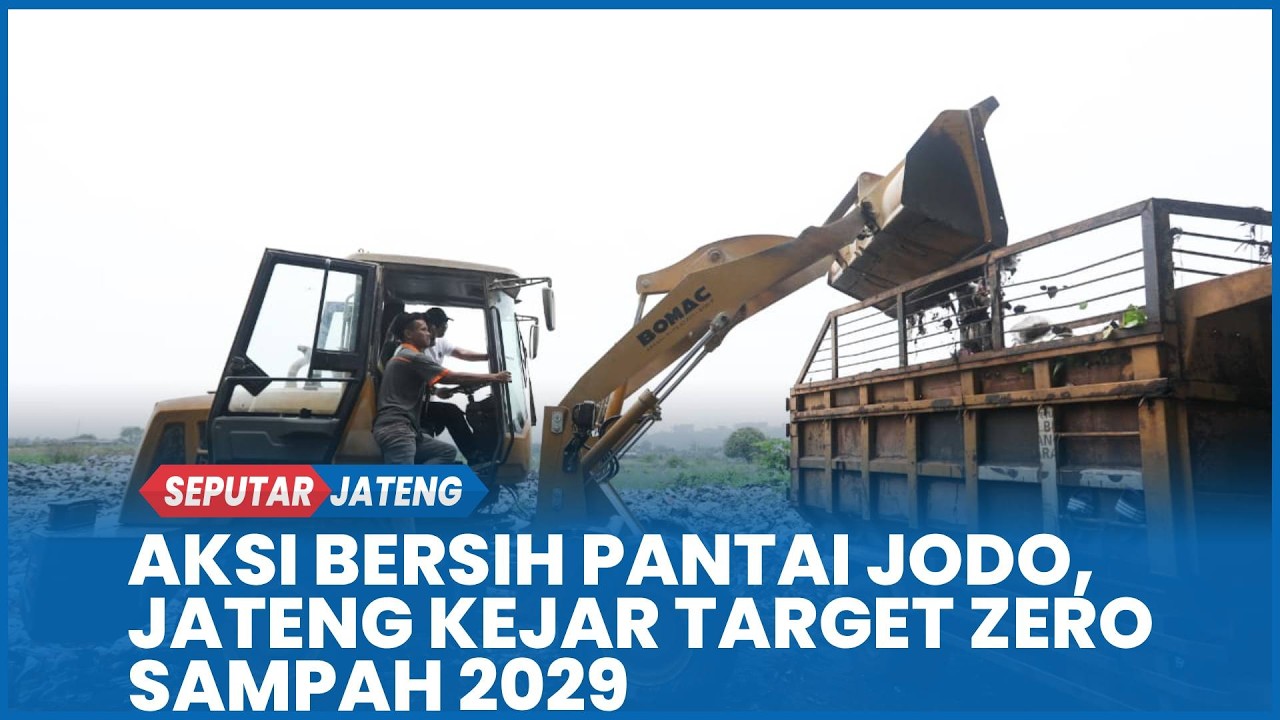 Aksi Bersih Pantai Jodo, Jateng Kejar Target Zero Sampah 2029