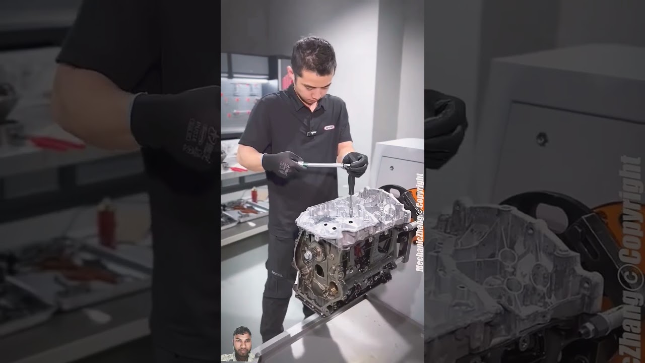 #automobile #mechanic #satisfying #mechanical #repair #engine