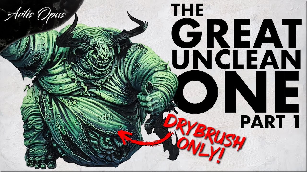 INSANE Great Unclean One Flesh in just 90 mins! 100% Drybrush
