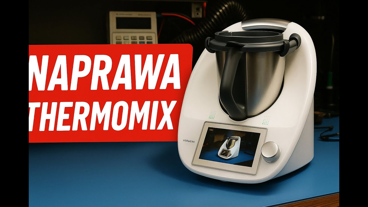 Naprawa Thermomix TM6 Vorverk, wymiana przewodu zasilającego
