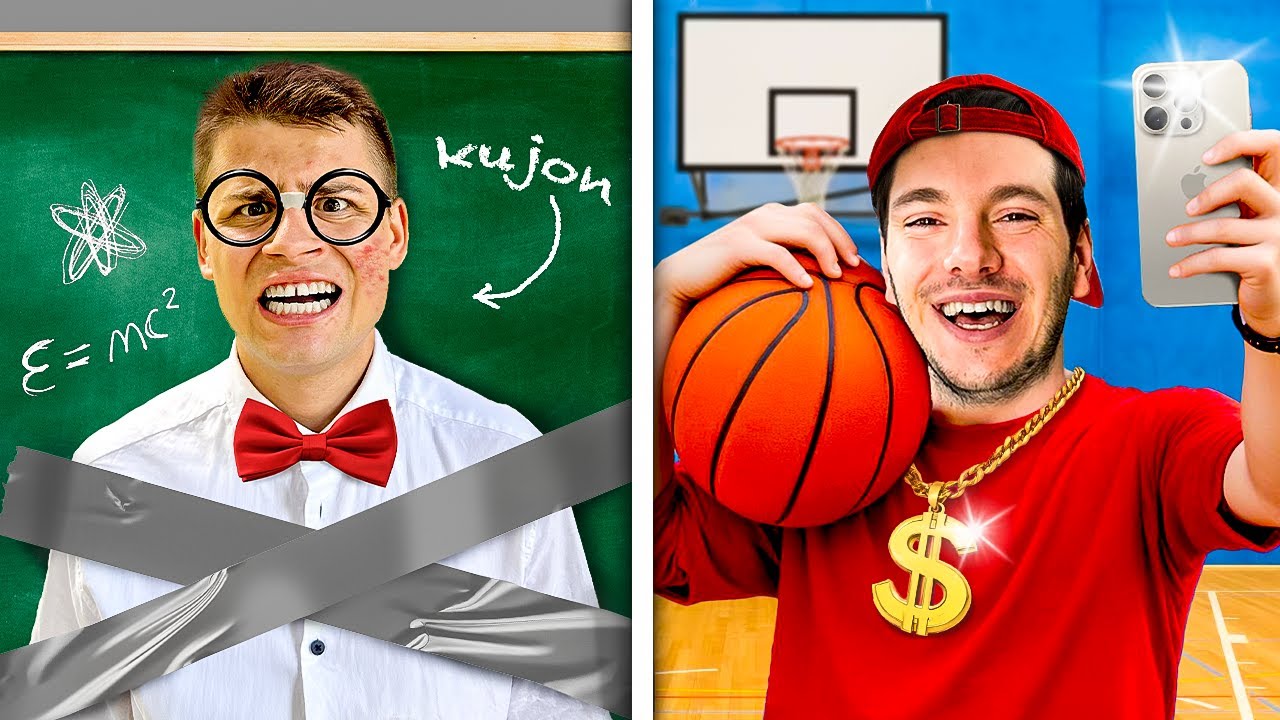 KUJON vs POPULARNY UCZEŃ W SZKOLE!