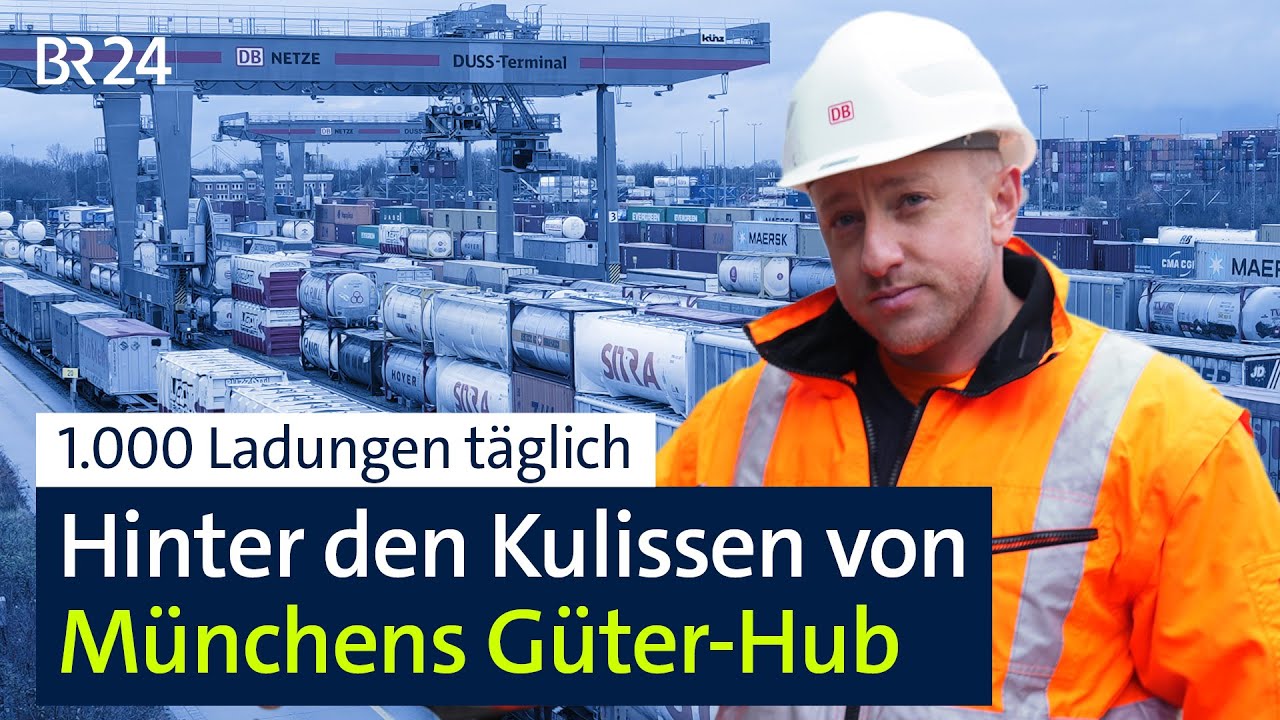 Container und Riesenkräne – die Logistik-Helden vom Güterbahnhof | Abendschau Reportage | BR24