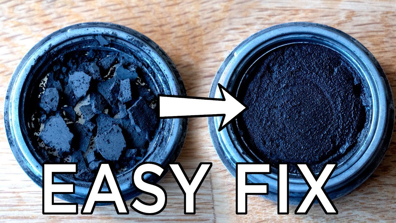 How to Fix BROKEN EYESHADOW (and pressed powder)