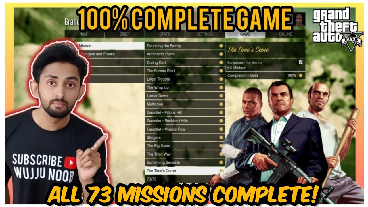 How to Load 100% Complete Save Game in GTA 5 | All 3 Methods | All Missions Completed | Complete Map