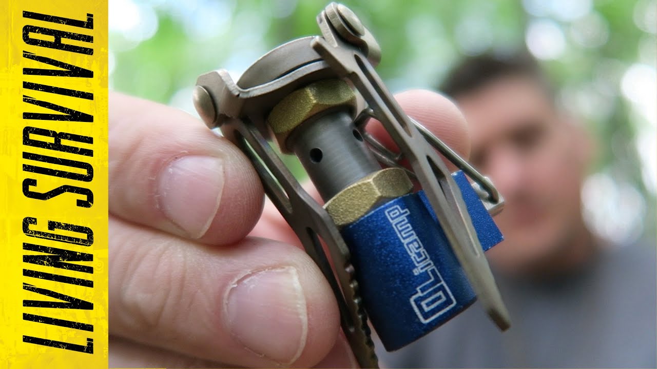 World's Smallest Stove Olicamp Ion Micro Titanium