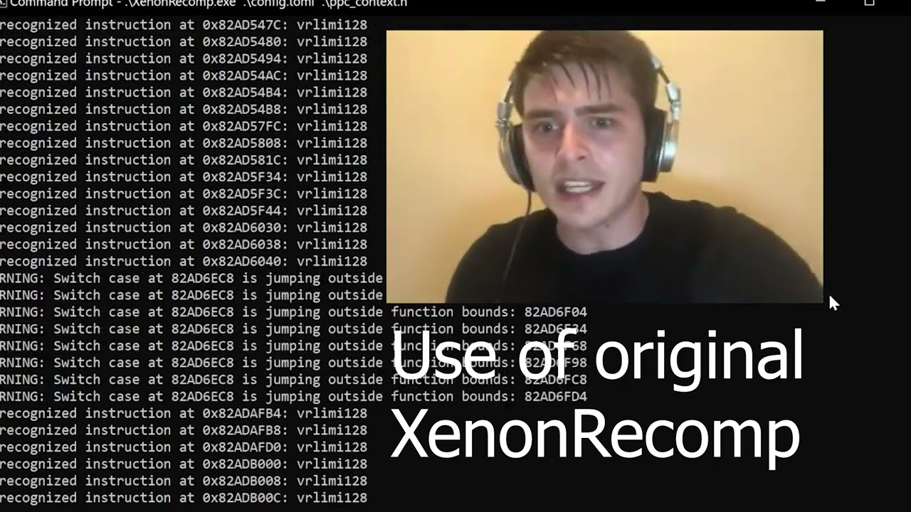 Recompilers Comparasing (Meme, XenonRecomp, XenonRecompUnlim) (part 2 teaser)