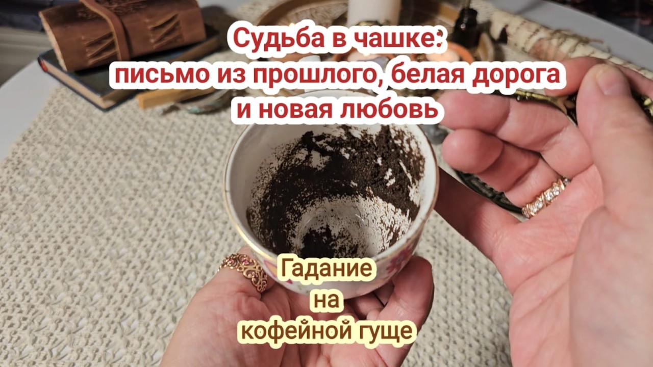 Судьба в чашке: письмо из прошлого, белая дорога и новая любовь | Гадание на кофейной гуще