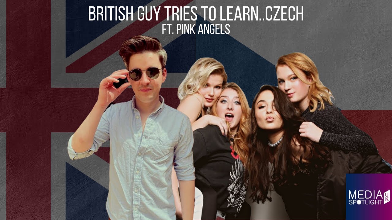British Guy Tries to Learn Czech (feat. Pink Angels): Media Spotlight UK
