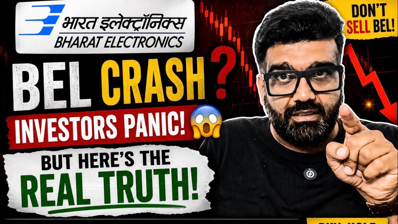 BEL CRASH? 😱 Investors Are PANICKING&hellip; But Here&rsquo;s the REAL Truth! #bharatelectronics #nifty #defence 