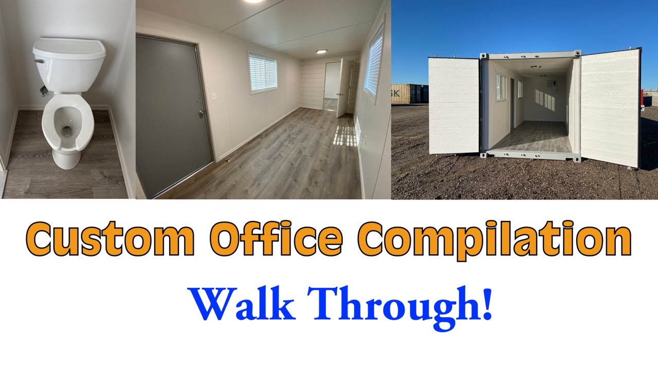 JobBox Mobile Offices: Custom Office Compilation - Shipping Container