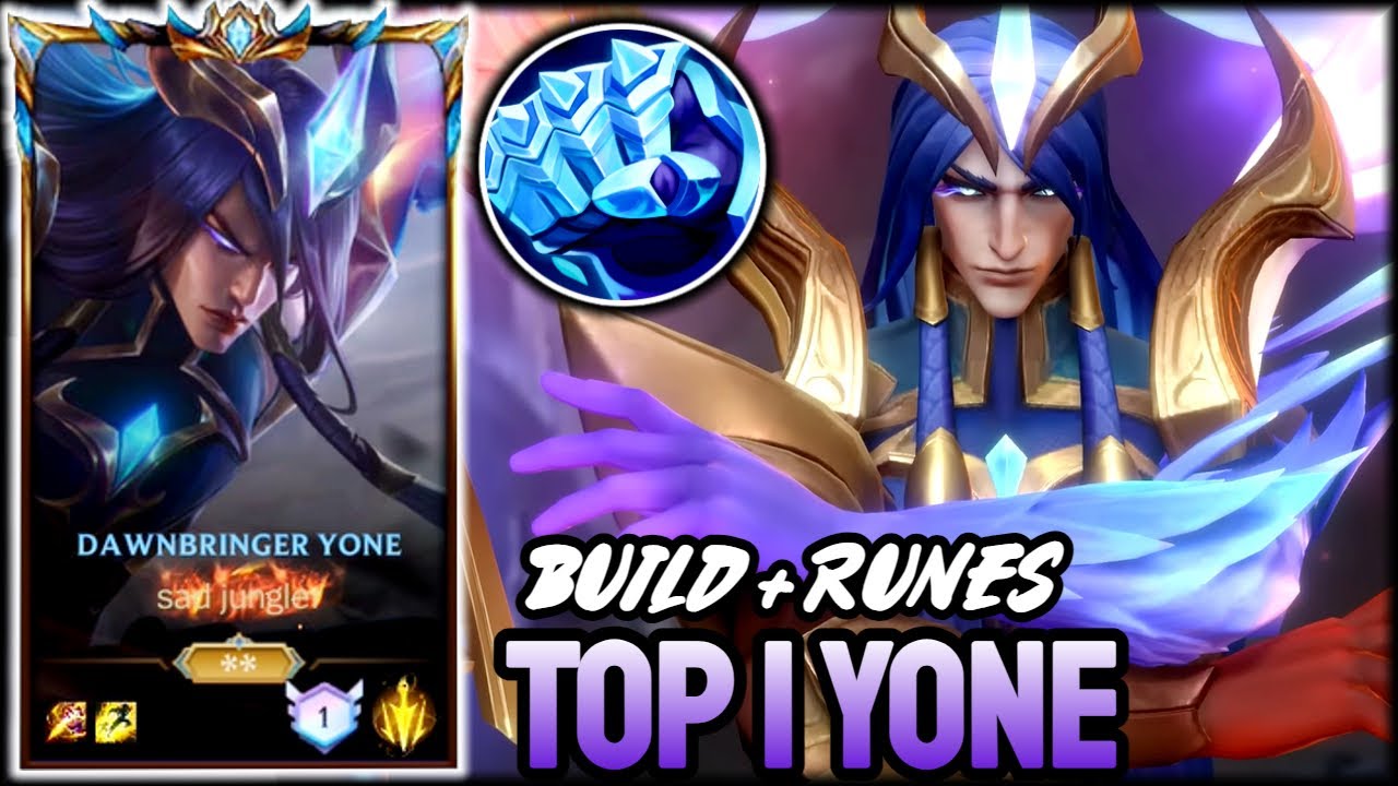 WILD RIFT YONE - TOP 1 YONE GAMEPLAY - CHALLENGER RANKED