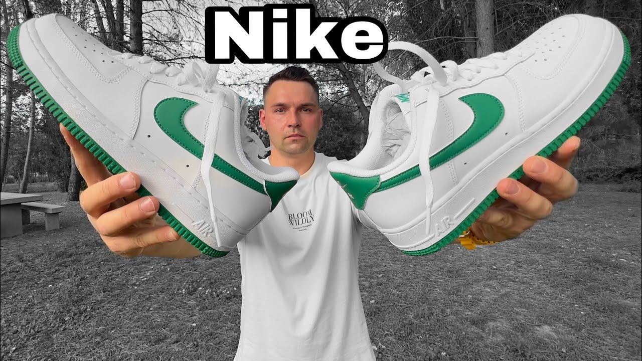 MI NUEVAS BAMBAS!! NIKE AIR FORCE 1🍀VERDE🍀2024!!