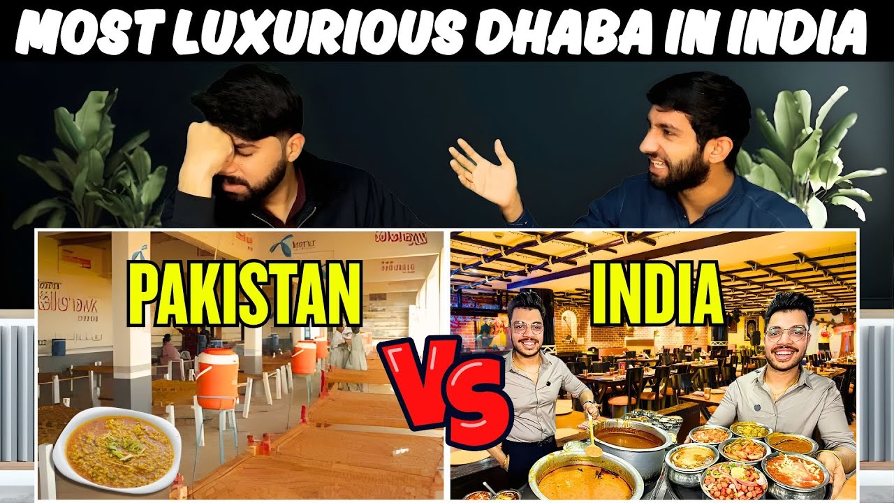 Reaction On Pakistani Highway vs Indian Highway Dhabas Food | सच्चाई  Pakistani Reaction 🔥
