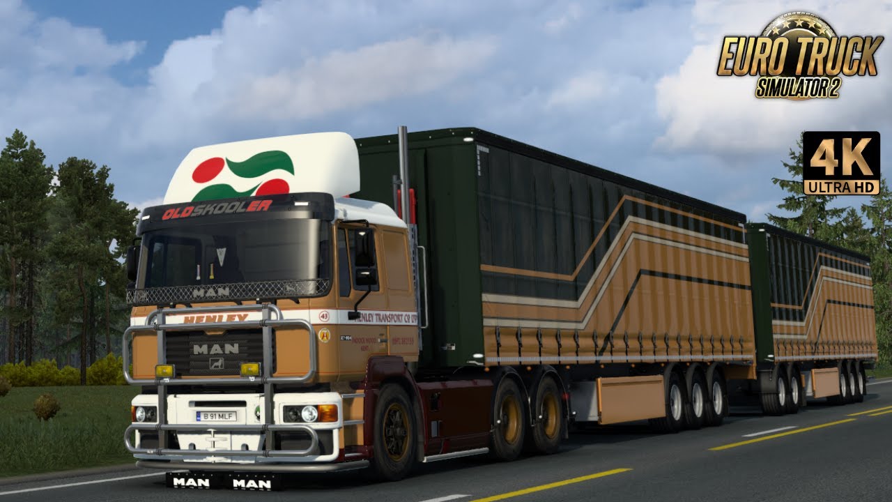 1998 MAN F2000 | HCT ( High Capacity Transport ) Dolly + Semi Trailer | 4k | Euro Truck Simulator 2