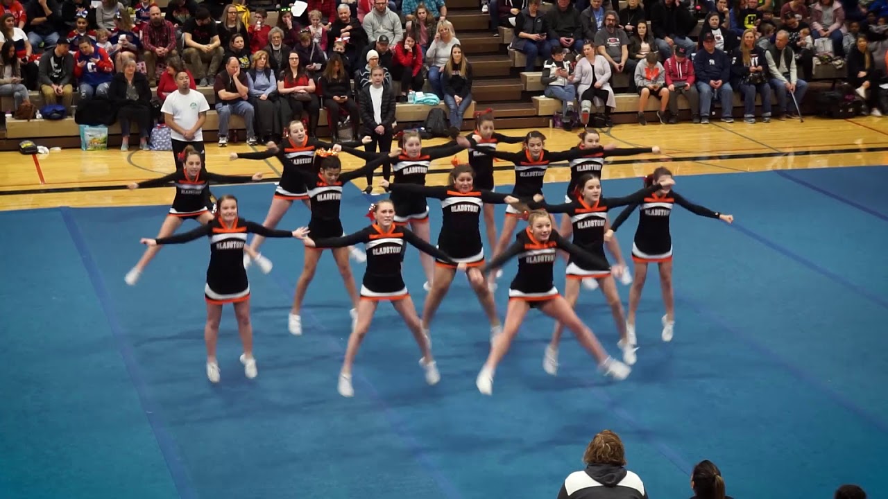 Gladstone Youth Cheer 2020 Tualatin Last Chance Cheer Competition