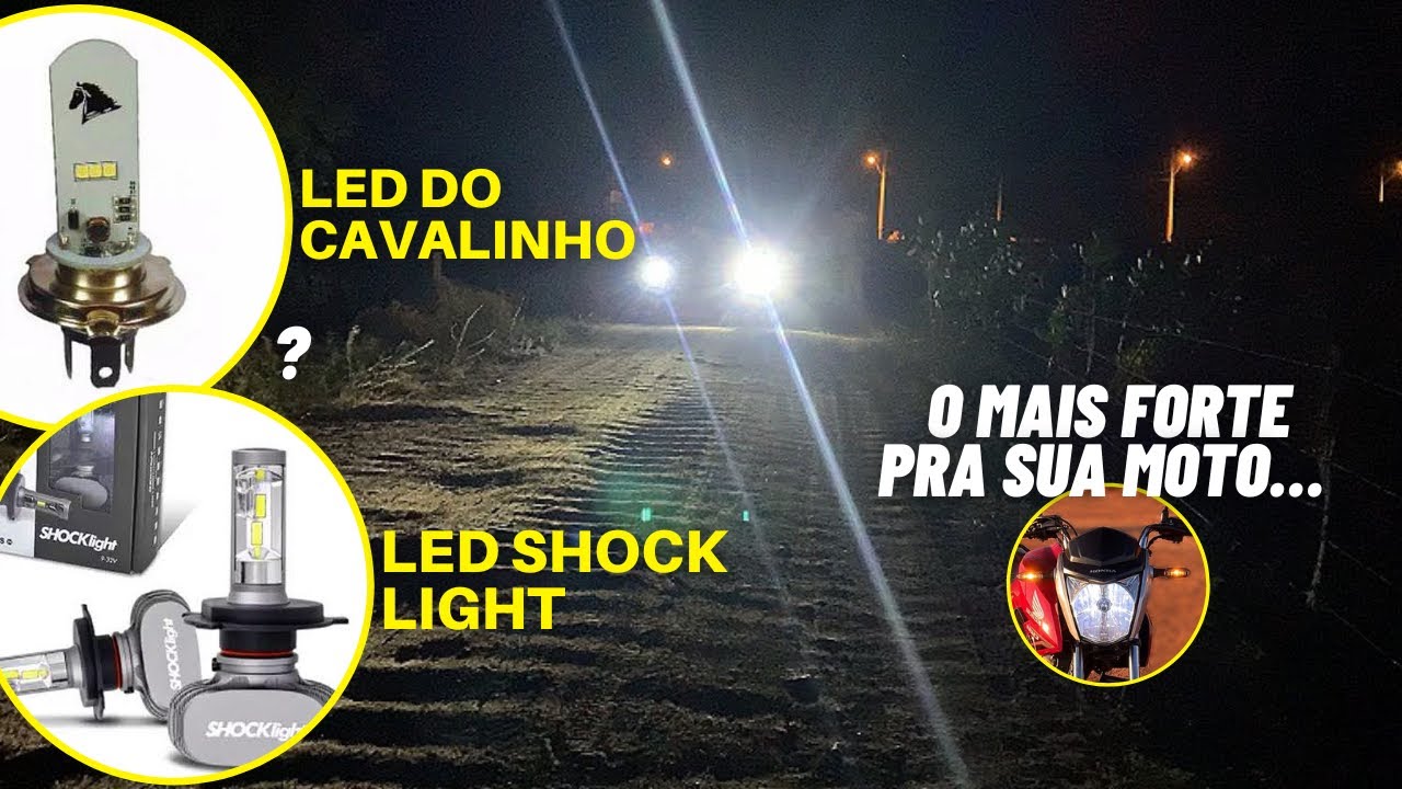 MELHOR LED PARA MOTO (O MAIS  FORTE!)💡⚡️