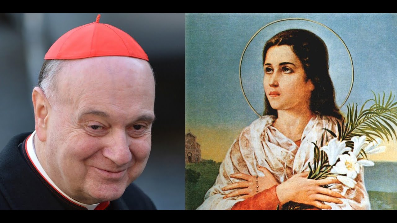 Mons. Comastri racconta il martirio di Santa Maria Goretti e la conversione di Alessandro Serenelli