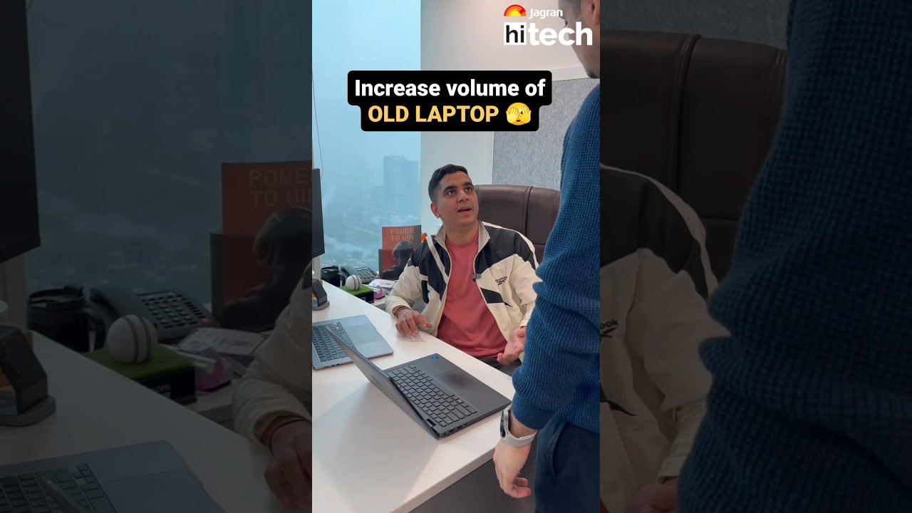 Boost your old laptop's sound with this simple trick! 🎧 #laptophacks #volumeboost #oldschooltech