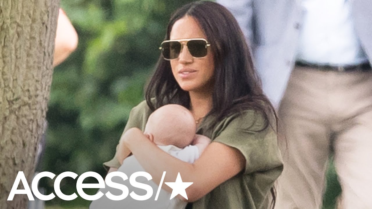 Meghan Markle Gives Baby Archie A Kiss During First Family Outing At Prince Harry's Polo Match