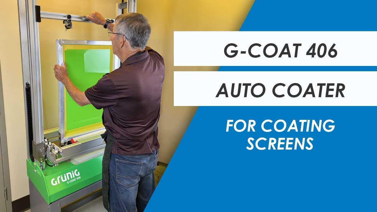 Grunig G-Coat 406 Auto Coater for Coating Screens | Chromaline