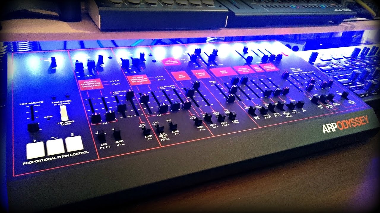 Korg Arp Odyssey Synthwave(ish) Bass Demo