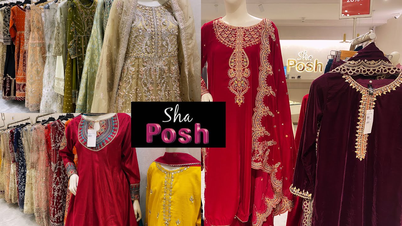 Sha Posh Fancy Dress 👗 | Sha Posh Formal Wedding Collection 2025 | Life with HiraHashaam
