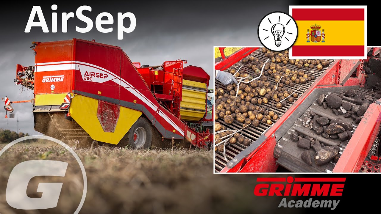 Comprender y Ajustar AirSep: Paso a Paso hacia una Cosecha sin Piedras - GRIMME - ES
