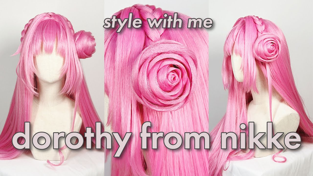 style-with-me: wig styling process of dorothy from nikke