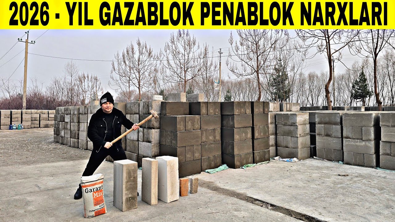 2026-YIL GAZABLOK PENABLOK NARXLARI UZB BO'YLAB