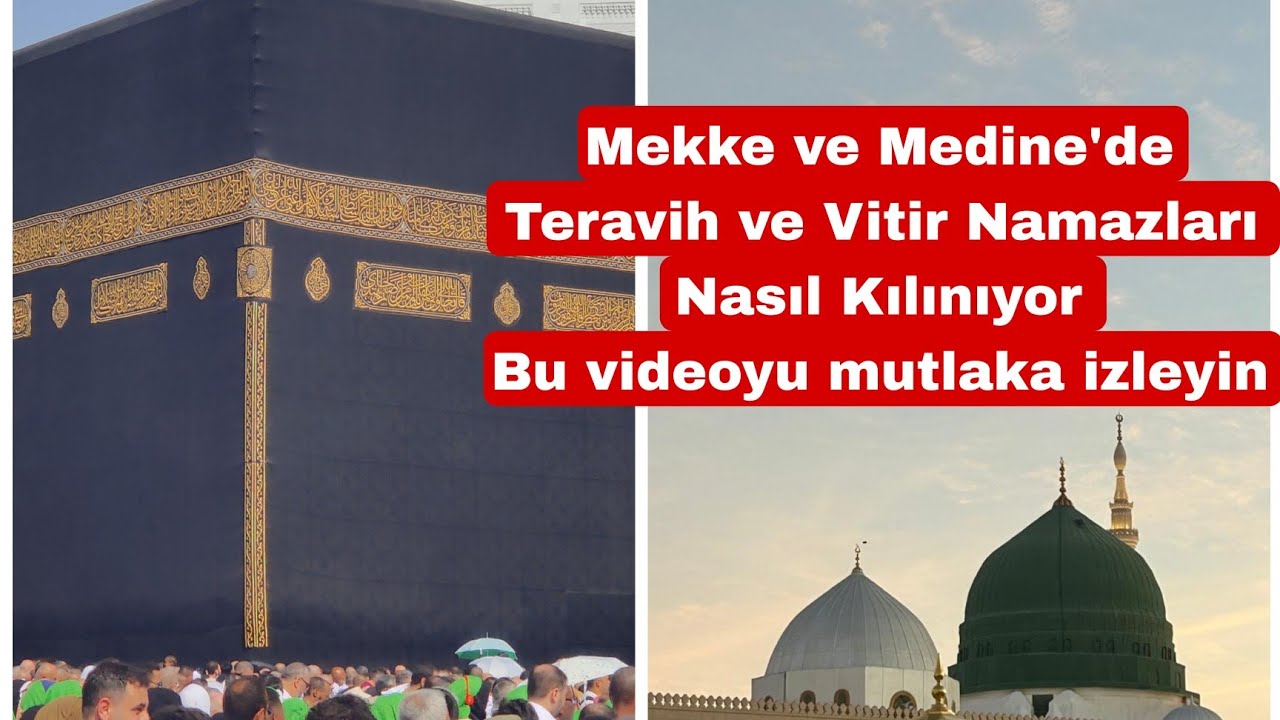 Как совершаются молитвы Таравих и Витр в Мекке и Медине?
