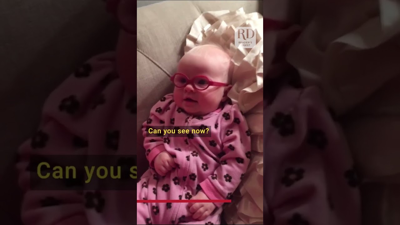 Baby Sees Mom For the First Time With Glasses