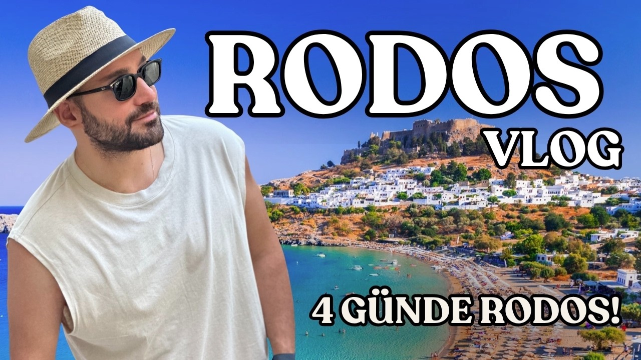 Rodos Gezi Rehberi: Şövalyeler Adası 🇬🇷| En İyi Plajlar, Yemek ve Tarihi Yerler (Yunan Adaları VLOG)