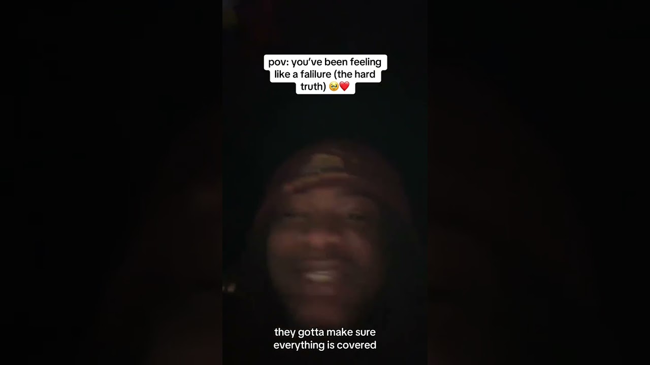 pov: you've been feeling like a falilure (the hard truth 🥹❤️