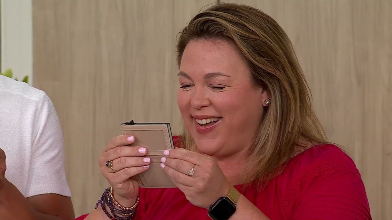 Pop Sonic Pop Up Wallet with RFID Protection on QVC
