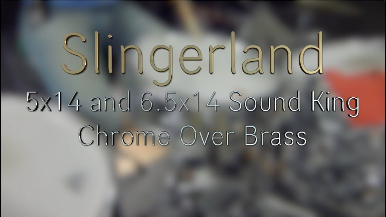 Mike Dawson's Snare of the Week, Episode 5: Slingerland Chrome-Over-Brass 5x14 and 6.5x14 Sound King