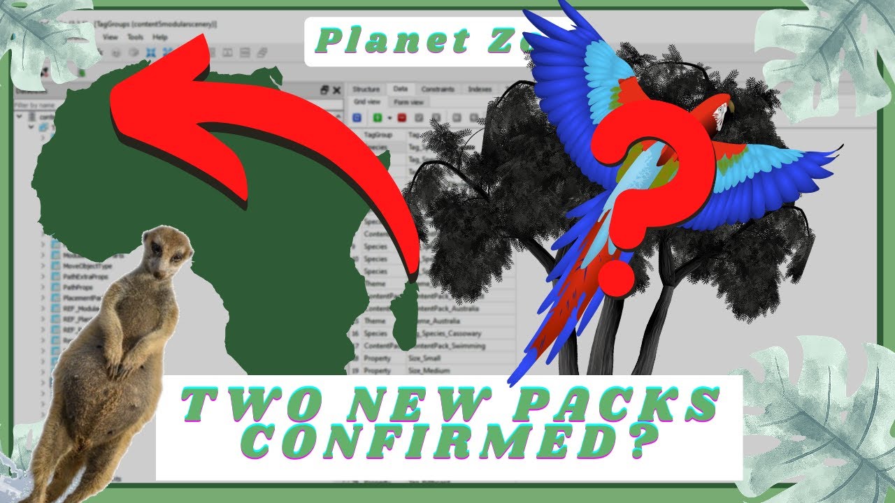 TWO NEW PACKS FOR PLANET ZOO? - Planet Zoo Leak