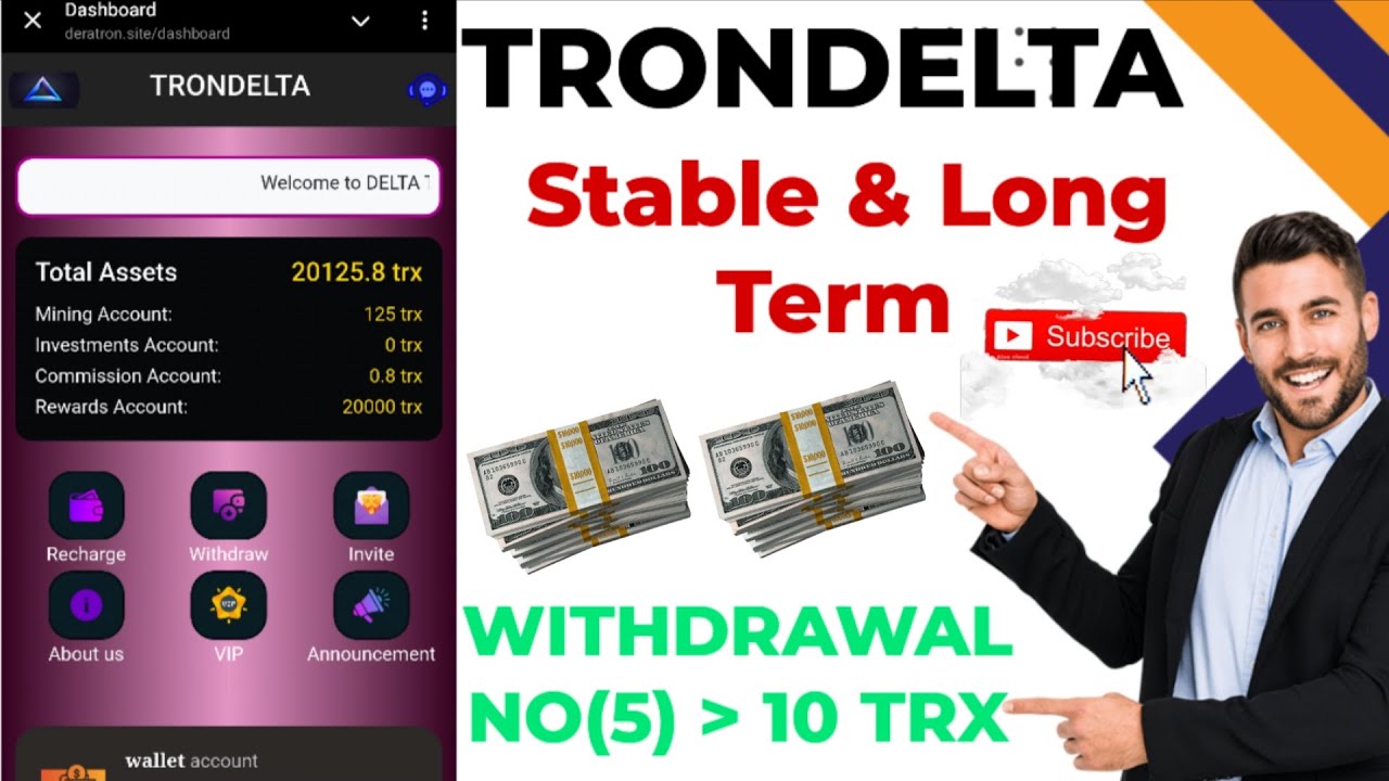 Best TRX Mining Website 2024 | New TRX Earning App | New TRX Mining Site TRONDELTA