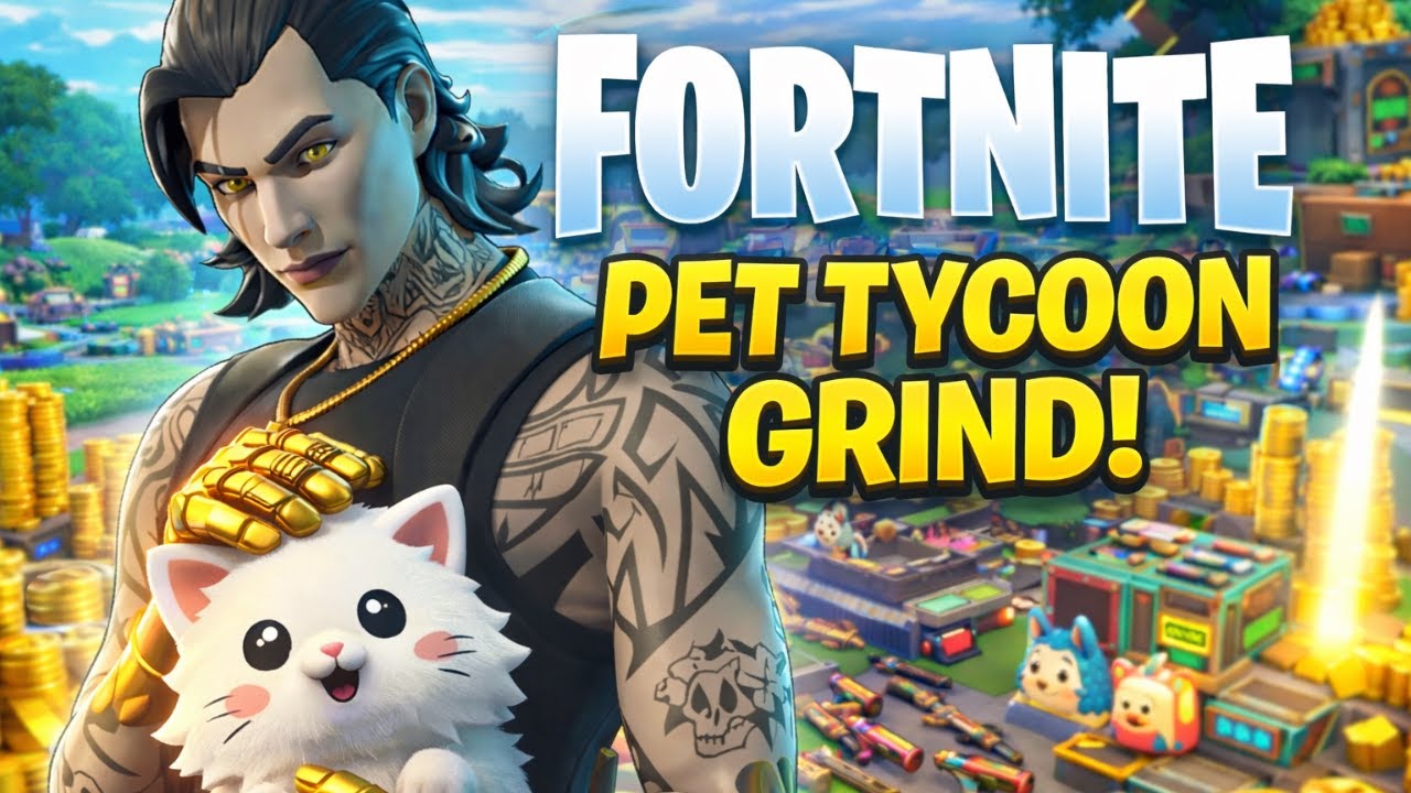 Playing Pet Heroes Tycoon in Fortnite