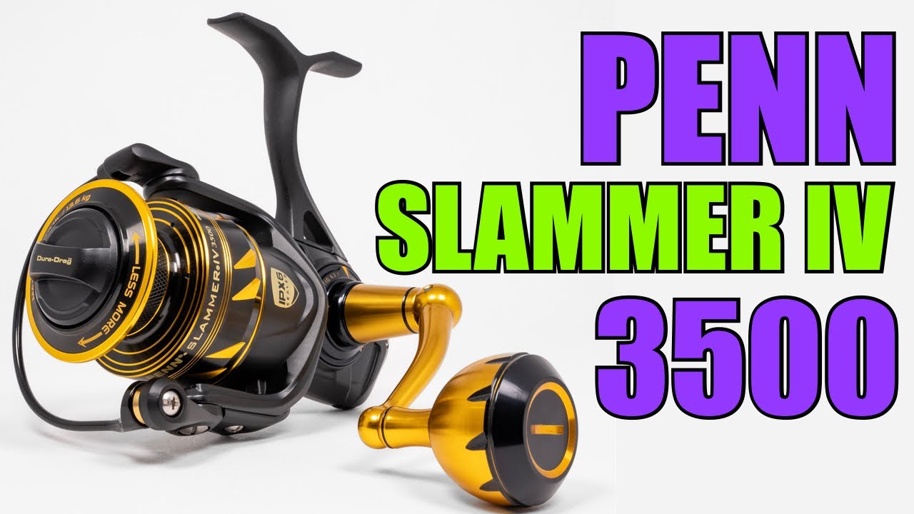 Обзор безынерционной катушки Penn SLAIV3500 Slammer IV 3500 | J&H Tackle