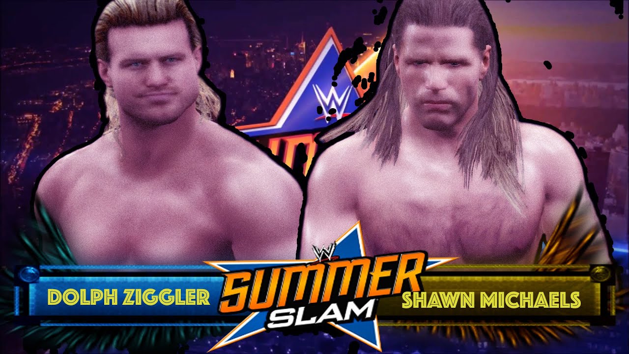 WWE 2K: Shawn Michaels vs Dolph Ziggler - Summerslam (Custom Promo & Match)