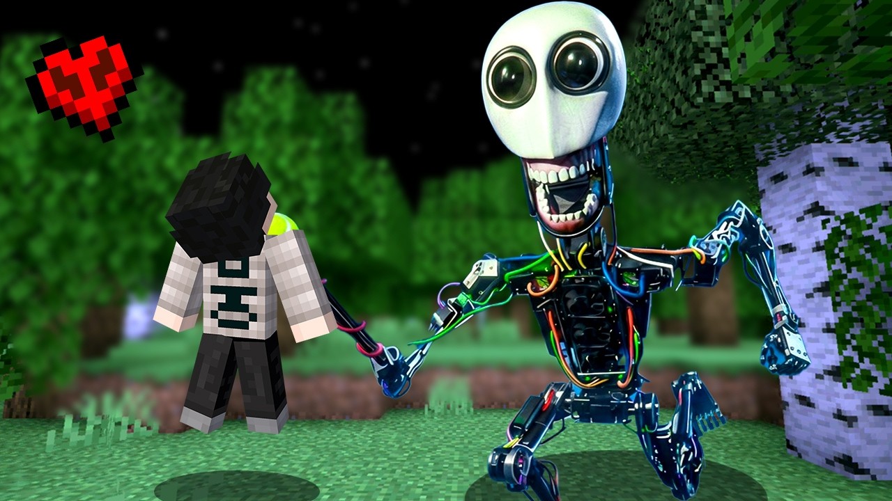 기괴한 로봇을 만들 수 있는 마인크래프트