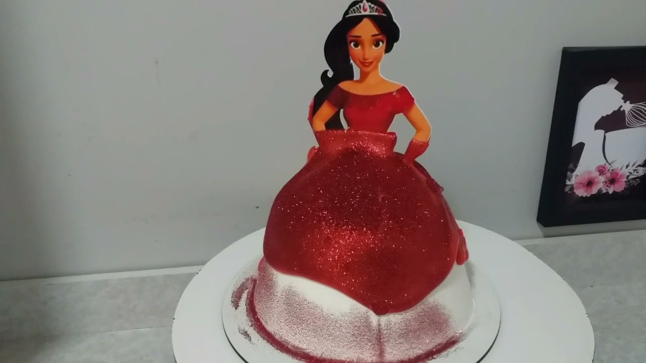 🟣 PASSO A PASSO - COMO FAZER UM BOLO TSUNAMI - TEMA ELENA DE AVALOR